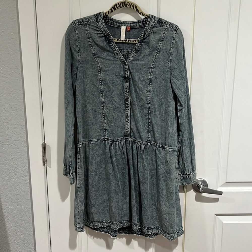 Pilcro Drop Waist Mini